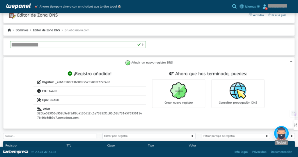Zona DNS