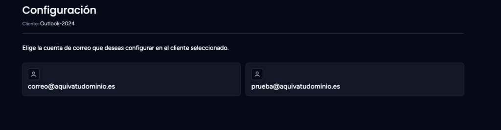 escoge correo