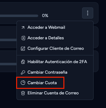 cambiar cuota cambiar cuota
