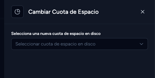 cambiar cuota nueva establecer cuota
