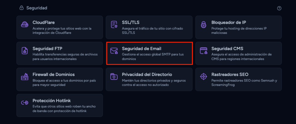 envío no hispano