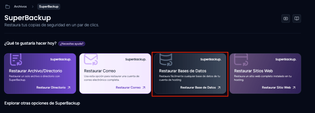 bases de datos