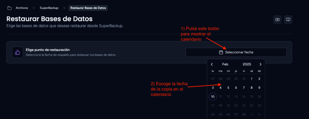 fecha base de datos
