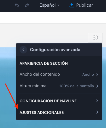 ajustes adicionales