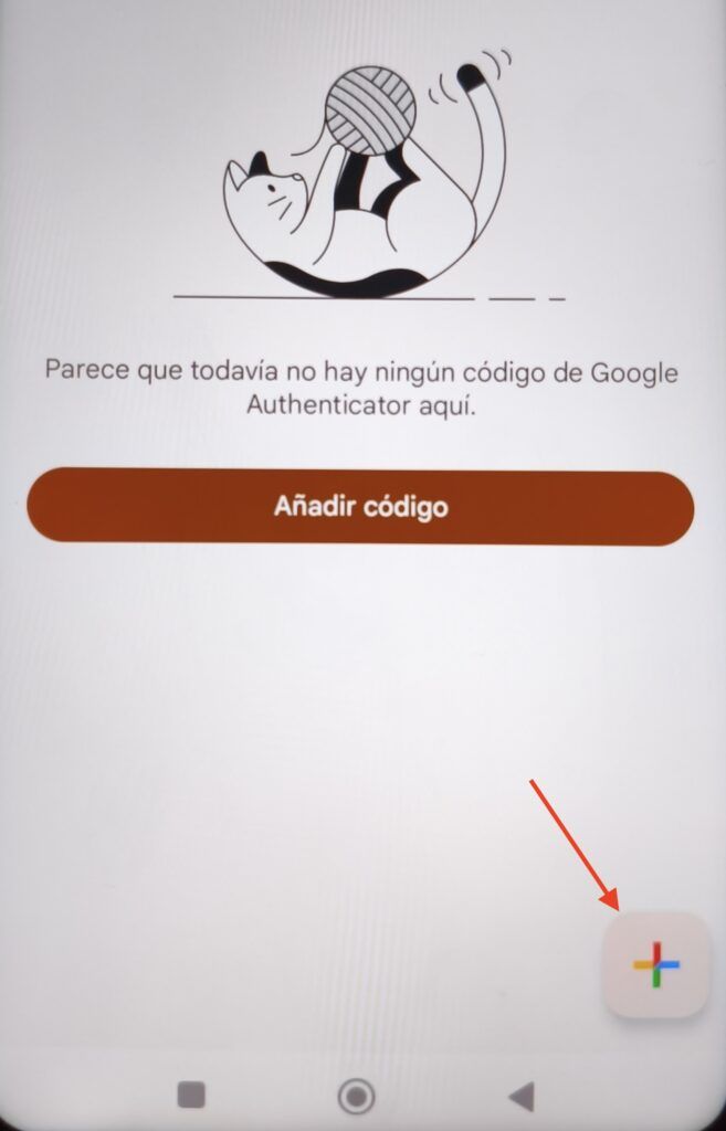 authenticator añadir codigo