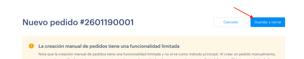 guardar cambios