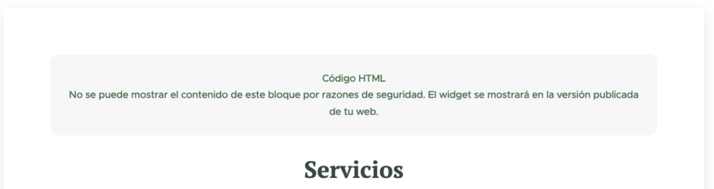 no se puede mostrar