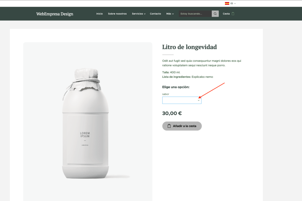 elegir opcion