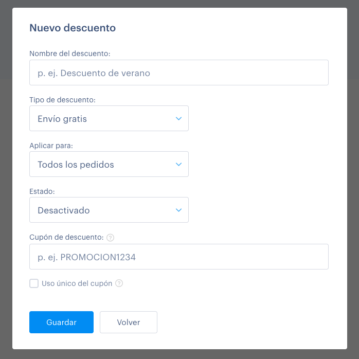 nuevo descuento nuevo descuento