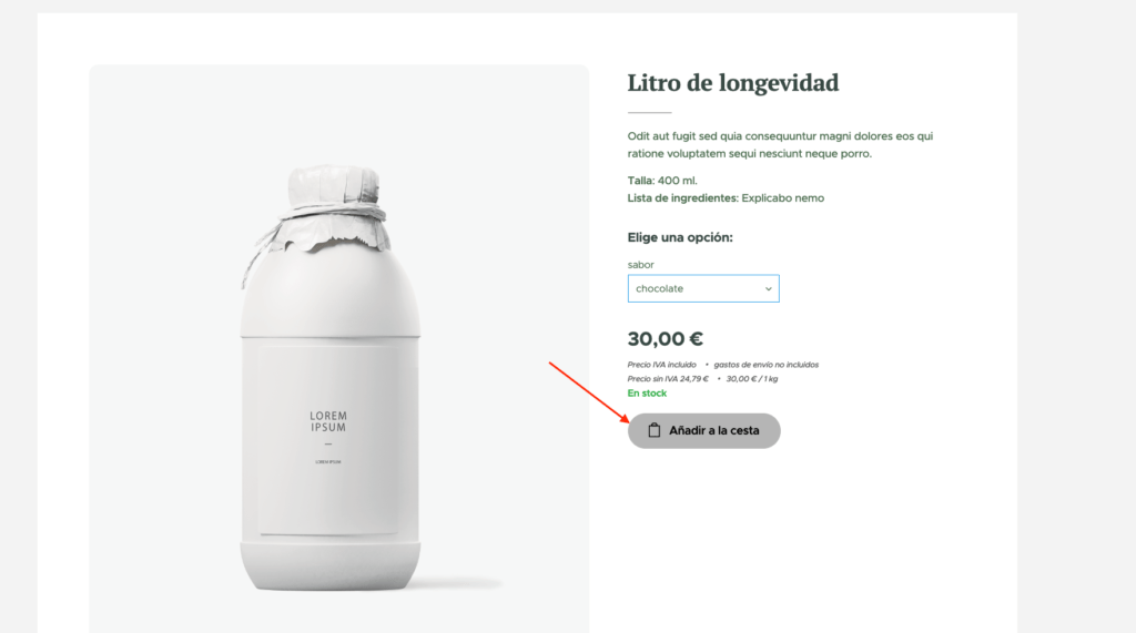 Añadir a la cesta