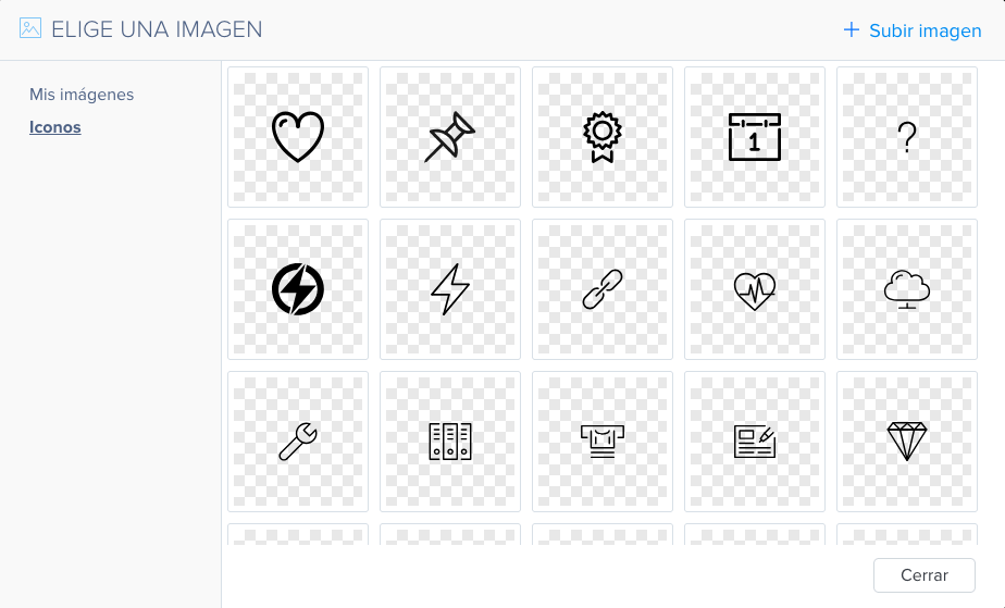 escoger icono
