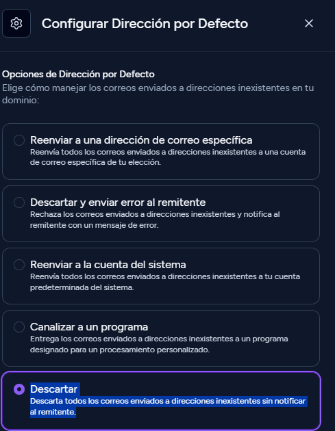 acciones a configurar acciones a configurar